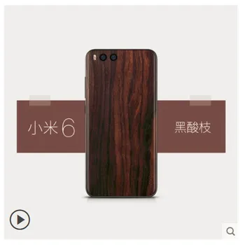 

Natural solid Wooden Phone Case for xiaomi mi6 insert 360 degrees apouch against scratch-fingerprint for xiaomi mi6 m6 6 case
