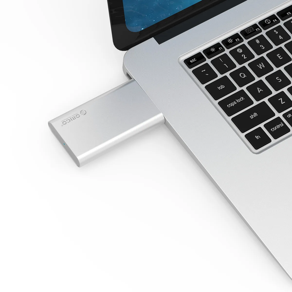 ORICO Mini USB3.0 mSATA SSD корпус алюминиевый 5 Гбит/с высокоскоростной HDD чехол для ноутбука Настольный Windows/Linux/Mac с винтовой фиксацией