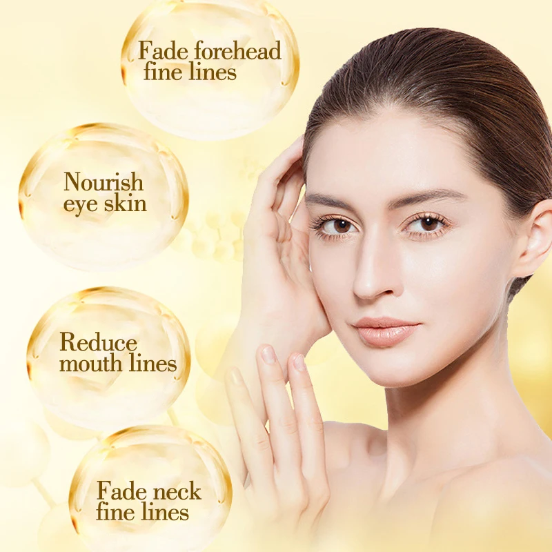 60pcs efero Golden Anti-wrinkle Eye Mask Anti-puffiness Eye Patch Remove Dark Circles Collagen Crystal Sleep Mask for Eye Beauty