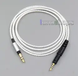 Посеребренные обновления DIY специальный кабель шнур для наушников ATH-M40x ATH-M50x ATH-M70x LN005688