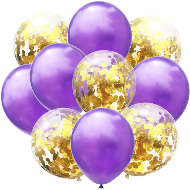12 дюймов разноцветные цвета розового золота из латекса воздушный шар "Конфетти"; комплект из свадебной/воздушные шары для Babyshower День рождения украшения для взрослых Amariage