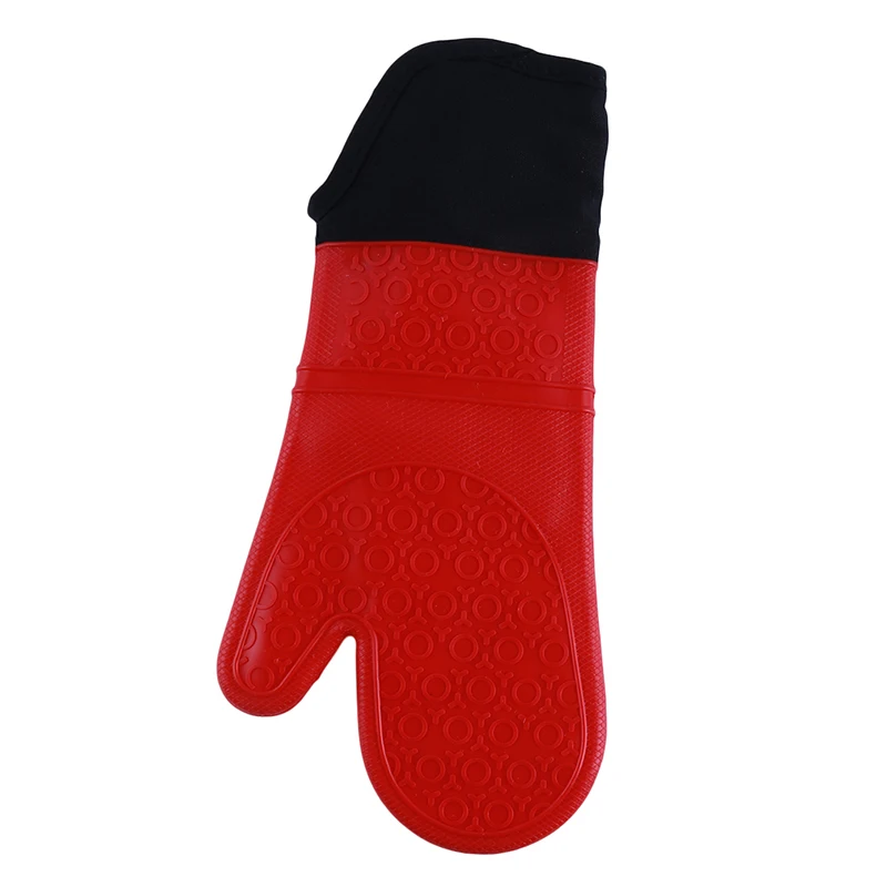 Силиконовые термостойкие перчатки Прихватки для готовки в духовке барбекю Ганц силиконовые кухонные микроволновые рукавицы перчатки для духовки