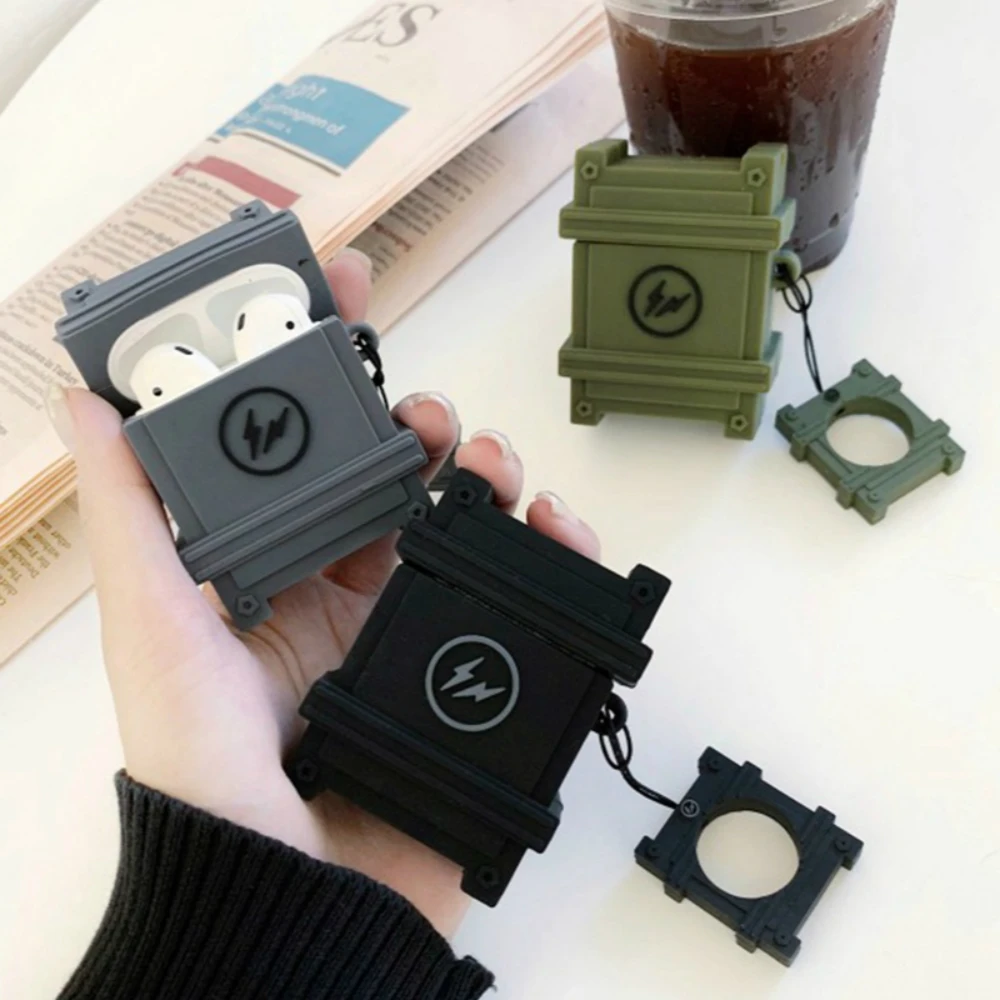 

Bluetooth Wireless Earphone Case For AirPods Case Silicone Shockproof Cartoon Cover Accessories for Apple Air pods Charging Box