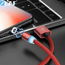 Олаф 1 м 2 м Быстрая Зарядка светодиодный Micro usb type C кабель для Xiaomi для samsung мобильного телефона зарядное устройство Шнур для iPhone 7 8 X XR XS Max