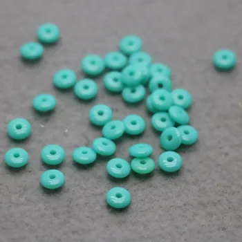 

100PCS HOT Wholesale Blue Beeswaxes Separate Beads Fittings For Accessory DIY Machining Parts Design 6mm Jewelry Making Design