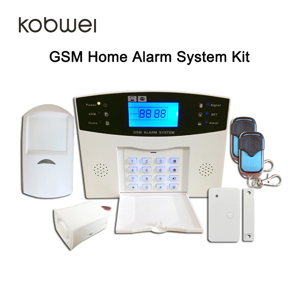 Europe&America hot selling wireless GSM home security alarm system kit