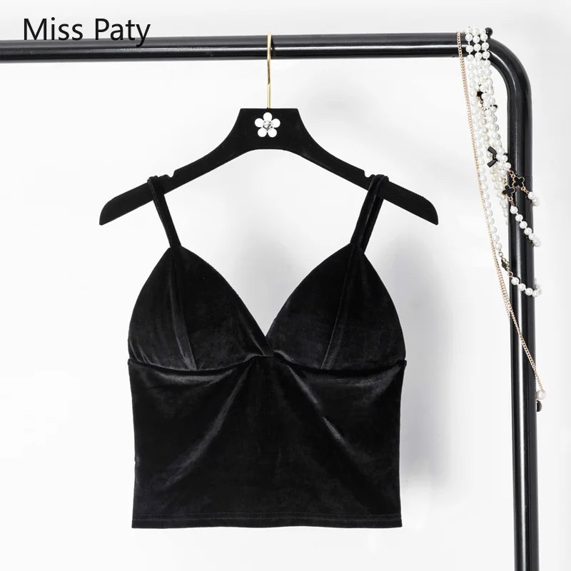Майка женская летняя повседневная пикантная черная рубашка бюстье с подтяжками