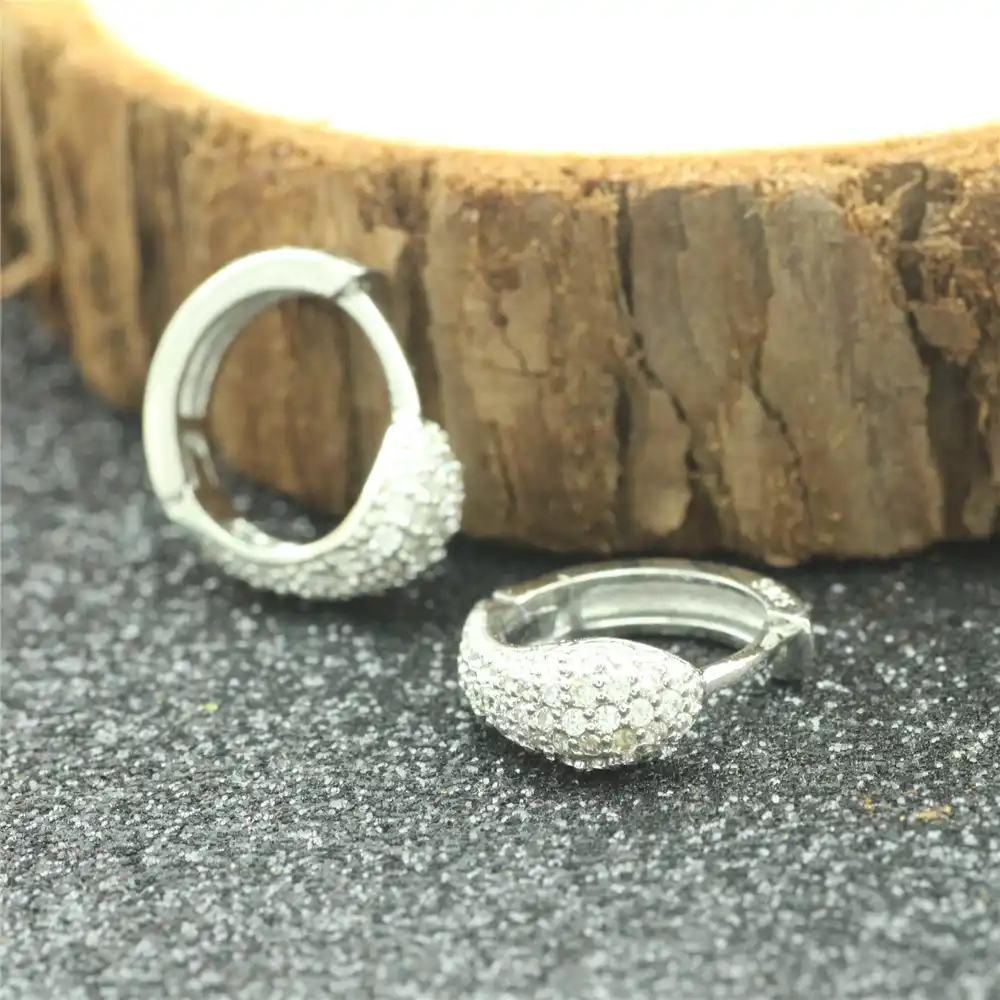 2017 Винтажные Ювелирные изделия, циркониевые серьги из стерлингового серебра 925 пробы, современные красивые серьги-гвоздики, кольцо для ушей, женский шарм, кольцо для ушей eh-131