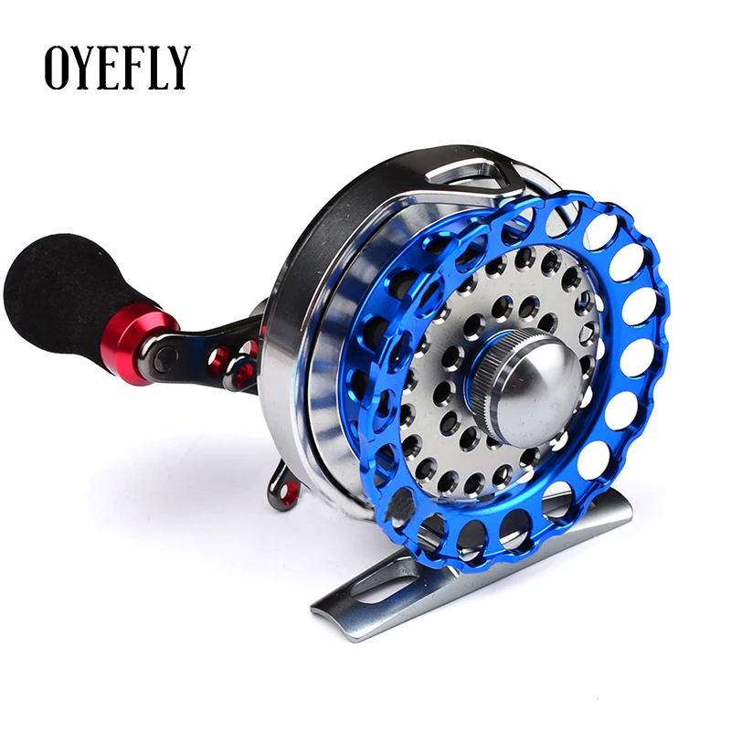 

Fly Fishing Reel Blue Machine Cut Fly Reel Large Arbor Aluminum Fly Reel Left Right Hand Fly Fishing Raft Wheels