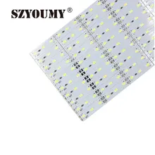 SZYOUMY 1 м Светодиодные панели алюминиевые SMD 5730 не водонепроницаемые IP20 светодиодные жесткие полосы красный/синий/зеленый/белый/теплый белый