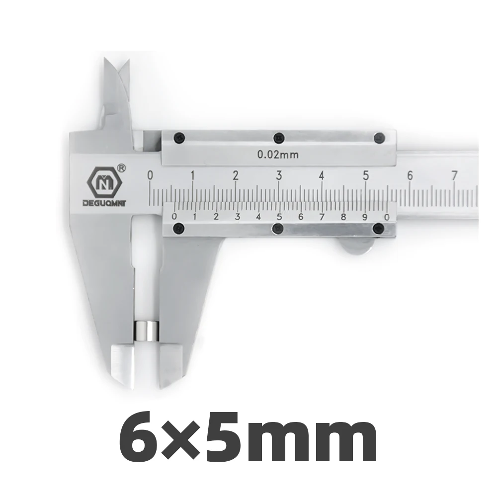 50 шт. 6x5 мм неодимовый магнит N35 крошечные 6 мм × 5 мм Сильные Мини Маленькие Круглые редкоземельные магнитные офисные Магниты Диск 6*5 мм