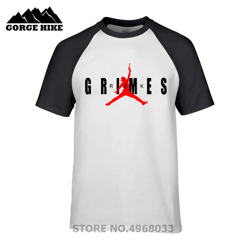 Digital Printing High Quality Men T-shirt The walking dead related design AIR RICK GRIMES Faction Style Outdoor Classic T shirt