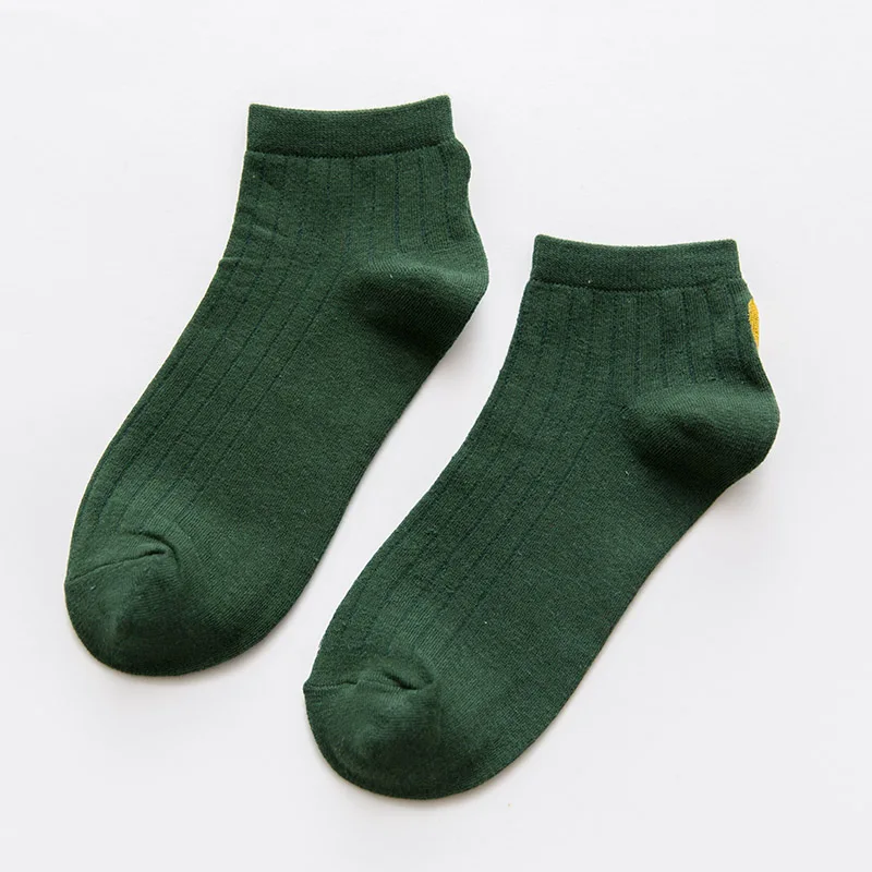 [EIOISAPRA] вышивка Золотое следование сердце милые носки Харадзюку Япония женские яркие цвета дивертионы Calcetines Mujer