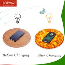 

HOTWAV 5W Magic Array Wireless Charger Magic Circle Fast Wireless Charger For Samsung Xiaomi Wireless Charging Mobile Phone