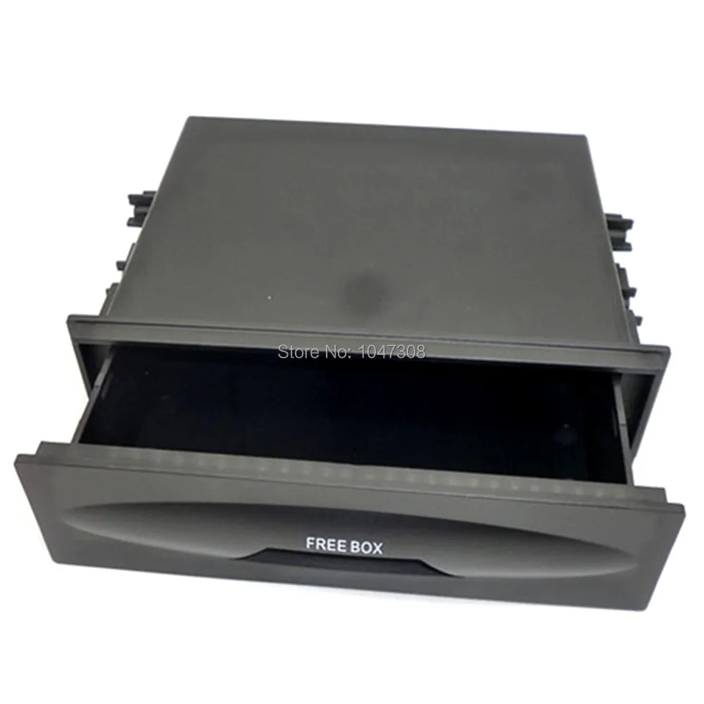Single Din Car Auto Radio Install Mount Pocket Dash Kit Storage Box