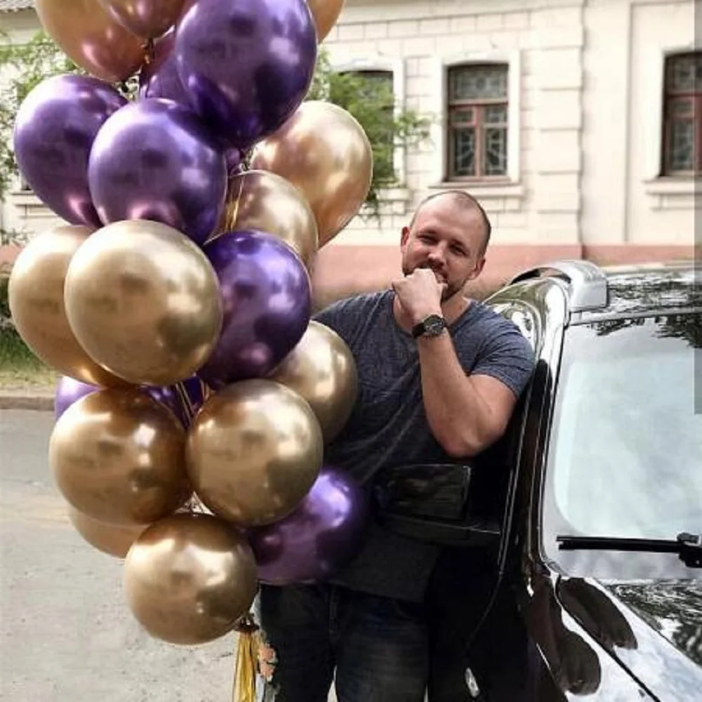 

30pc Colorful Confetti Balloons Birthday Party Decoration Kids Adult Metallic Balloon Air Ball Wedding Event Ballon Decor Baloon