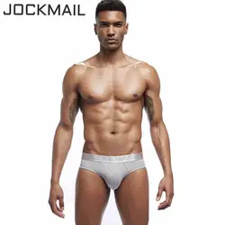 JOCKMAIL новый сексуальный Для мужчин нижнее белье Твердые Модальные удобные дышащие гей белье Для мужчин бренд Для мужчин s трусы скольжения