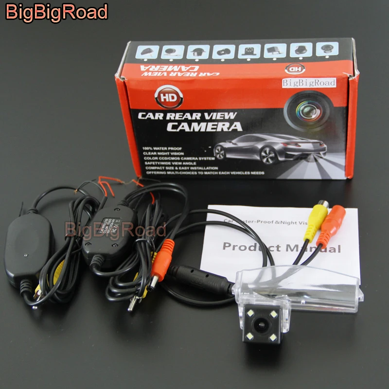 BigBigRoad для Mazda 2 3 Mazda2 Mazda3 Sport 2004-2012 2013 Беспроводная камера заднего вида