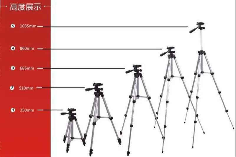 WT3130 Штатив для Canon Nikon sony DSLR камера освещение студийная видеокамера мини штатив для телефона штатив дистанционного управления спортивные аксессуары