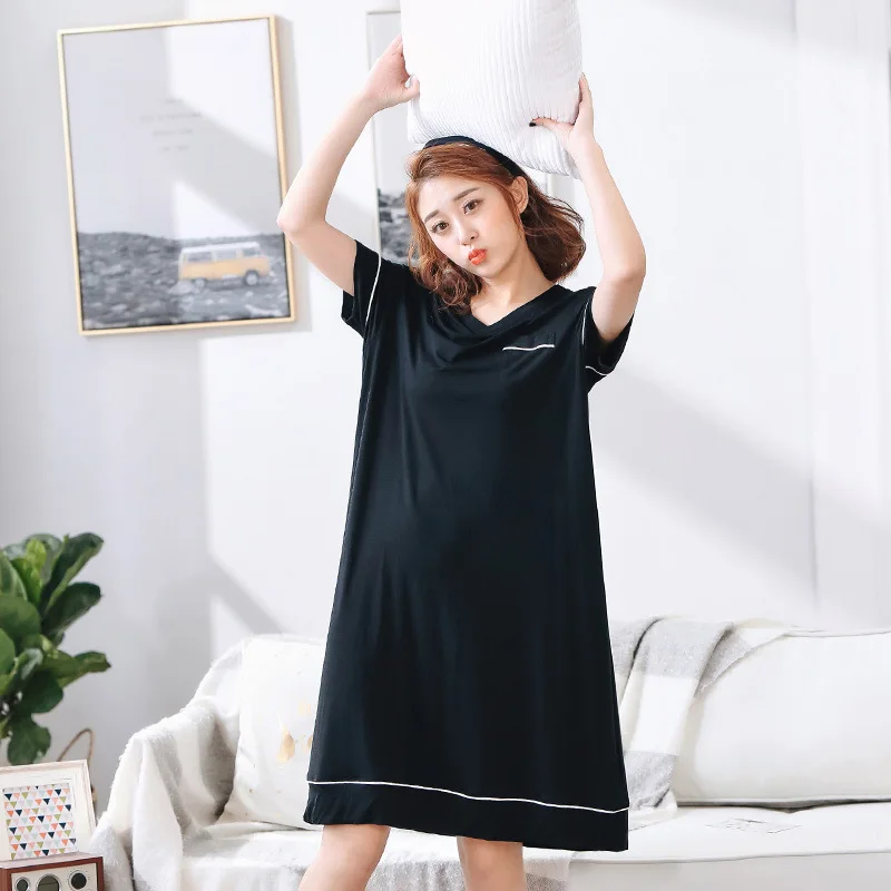 4xl-6xl размера плюс Женское ночное платье ночное белье Ночная рубашка размера плюс 1070