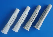 100 шт./пакет 6X36 8x50 10x60 мм узел анкерный болт пластиковый дюбель(China)