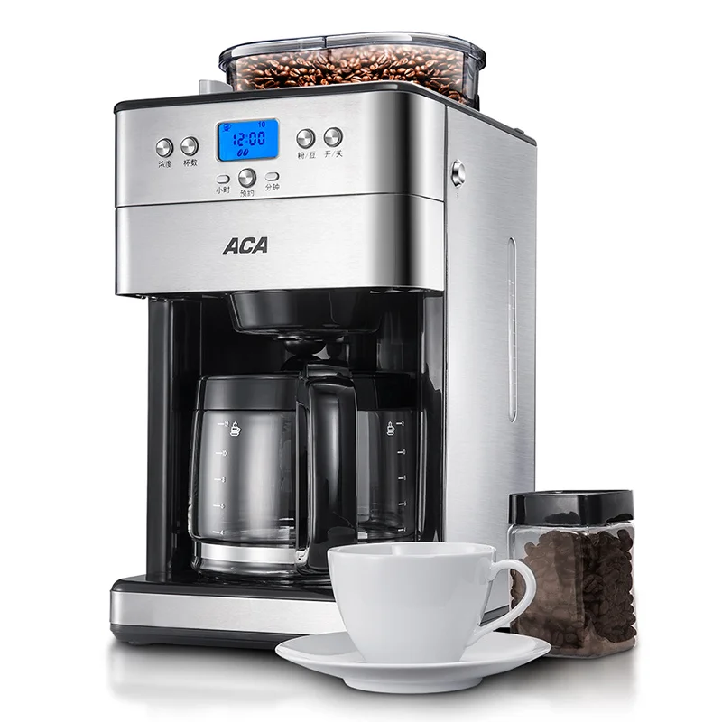 Automatic Grinding Beans American Coffee Maker Machine Soybean Meal Dual Use Cafeteira espresso machine cafetera electica | Бытовая