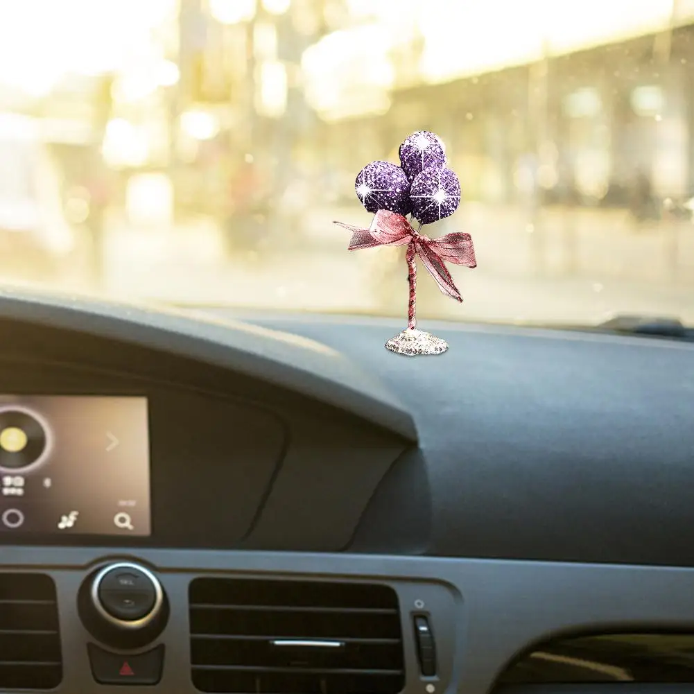

Car Decoration Balloon Car Ornaments Gypsophila Rhinestone Car Interior Ornaments Car Interior Accessories