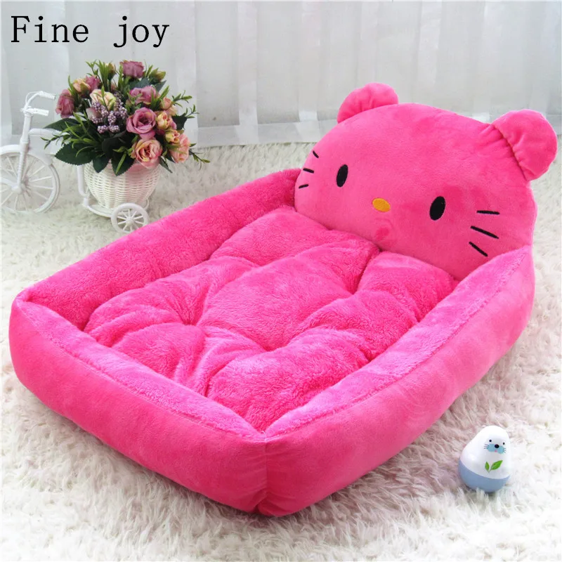 Fine joy S 50x40x12 см домик для собак милый тип хлопковые кровати диваны плюшевого щенка