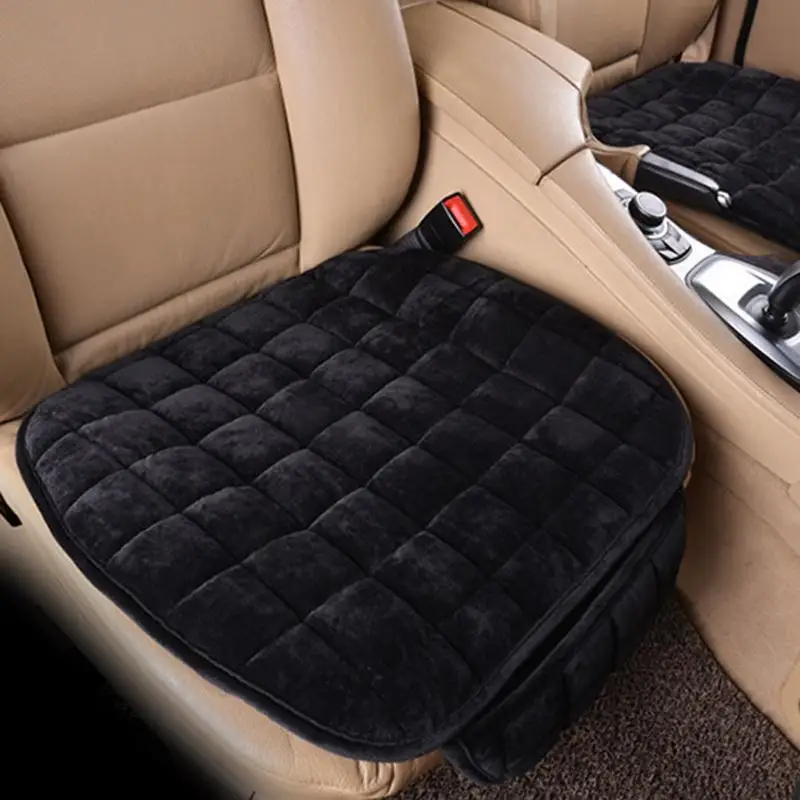 Универсальный чехол для автомобильных сидений зимний плюшевый Противоскользящий коврик для подушки офисное кресло мягкий дышащий чехол для сиденья авто интерьерные принадлежности