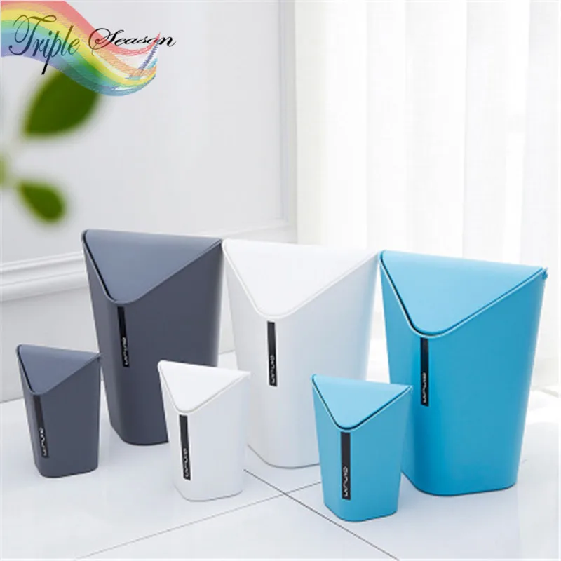 

Sale 1 piece New Pattern Creative Lovely Trash Can/ fresh candy color small trash can Desk Organizer Dustbins AB0594S