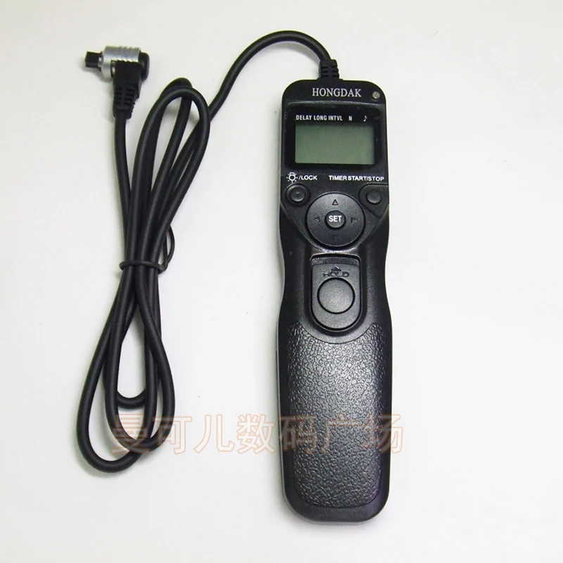 

RS-80N3 Camera Timer remote control HONGDAK RS 80N3 LCD Shutter Remote cord for Canon 50DII 50DIII D60 5D D50 40D 30D 20D 10D