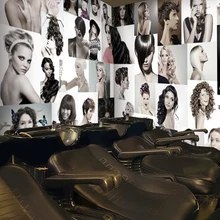 Фотообои на заказ, модный парикмахерский салон, Парикмахерская, салон красоты, магазин косметики, фотообои