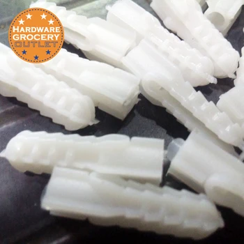 

High Quality; Wholesale; 750 pieces; 6x25mm;Ribbed Plastic Anchor; Wall Plastic Expansion Pipe Tube; Wall Plugs; Drywall Screw;