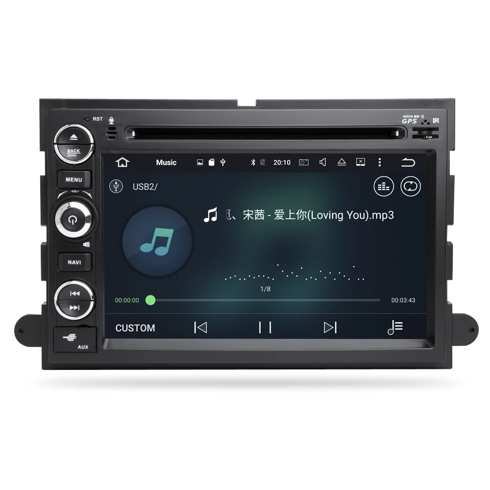 Clearance Android 9.0 car DVD Radio Multimedia Player for Ford Edge Expedition Escape 2004-2008 Audio GPS Video Stereo Navigation Headunit 4