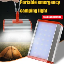Аварийное освещение кемпинга фонарь 21LED портативный подвесной светильник для палатки с затемнением алюминиевый сплав USB power Bank Кемпинг Светильник