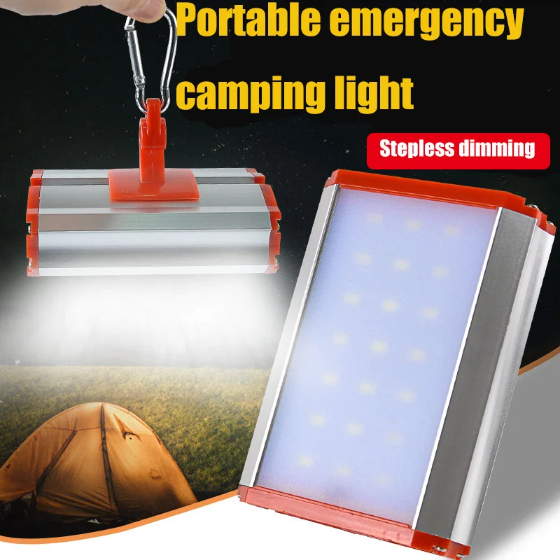 Camping Light Emergency Camping Lantern 21LED Portable Hanging Tent Light Dimming Aluminum alloy USB Power Bank Camping Light