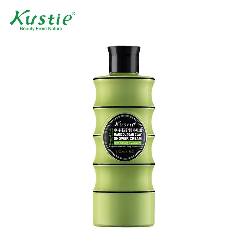 Kustie Brand Personal Skin Care Cooling & Refreshing Manicouagan Clay Shower & Bath Cream Gel