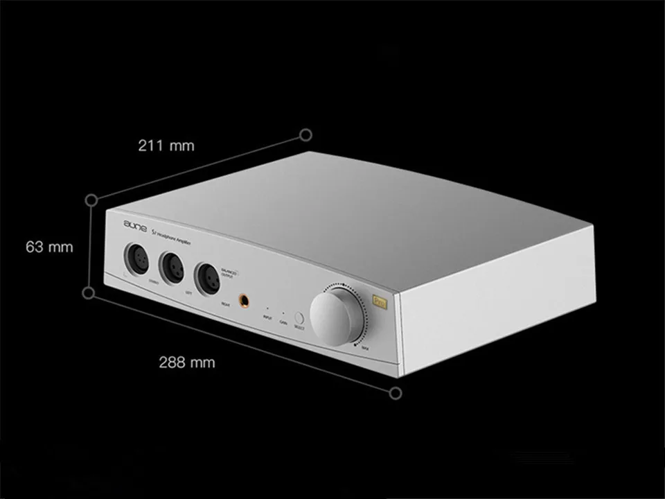 Aune S7 Pro Полностью сбалансированный мощный HiFi без потерь аудиофиловый Настольный усилитель