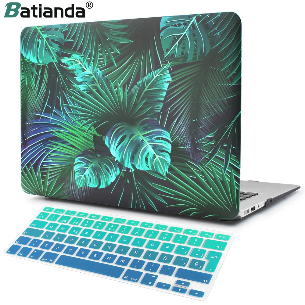 

Laptop Case for MacBook Air 13 11 Pro 13 15 Retina A1502 Touch Bar mac book 12 13 15" 2019 A1708 A2159 A1989 Hard shell Cover