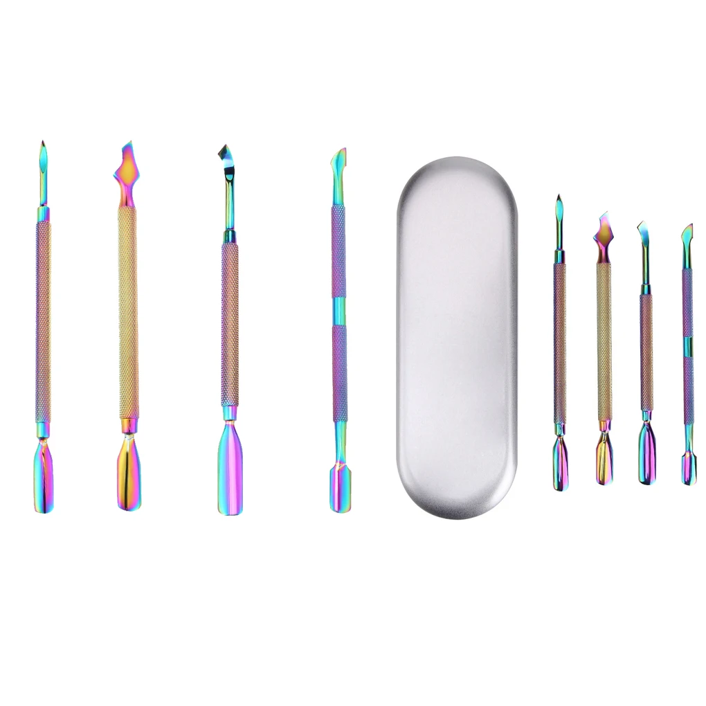 Double headed Stainless Steel Exfoliating Push Set Exfoliating Tools