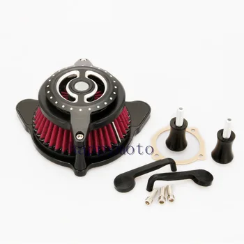 

Motorcycle Black Radial Blunt Air filter Cleaner intake filter For Harley Softail 93-15 ,01-07 DYNA TOURING Contrast Cut