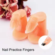 10 шт./компл. инструмент для дизайна ногтей искусственные Пальцы Советы тренировки практики отображения упражнений