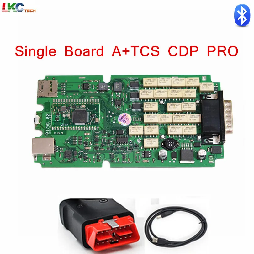 

2019 A+Single Green PCB Board TCS CDP With bluetooth 2016.00 with keygen For Car / Trucks diagnostic tool