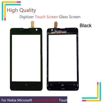 

10Pcs/lot For Nokia Microsoft Lumia 430 N430 Touch Screen Touch Panel Sensor Digitizer Front Glass Outer Lens Touchscreen NO LCD