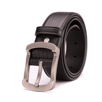 

New Fashion Men High Quality Luxury Brand Leather Belt Pin Buckle Business Trouser Strap Cinturones Hombre Cinto