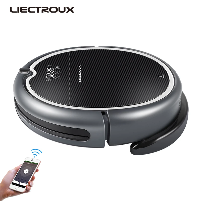 (New Arrival) LIECTROUX Robot Vacuum Cleaner Q8000, WiFi App,Map Navigation,Smart Memory,UV Sterilize,Wet Dry Mop,Suction 3KPa