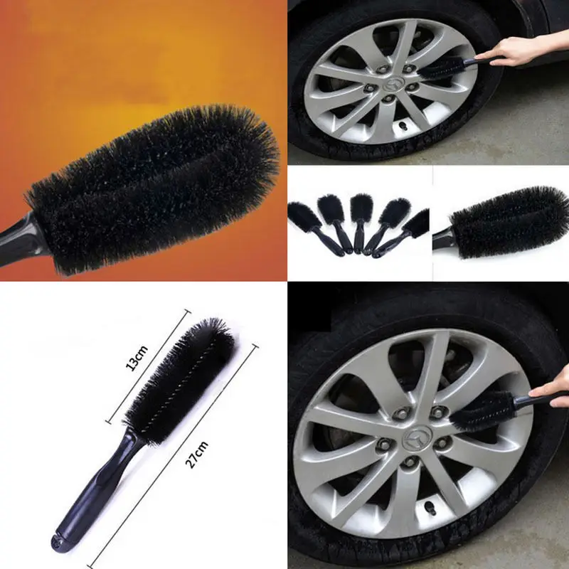 2017 New Cleaning Brushes Hot Car Motorcycle Wheel Tire Rim Hub Clean