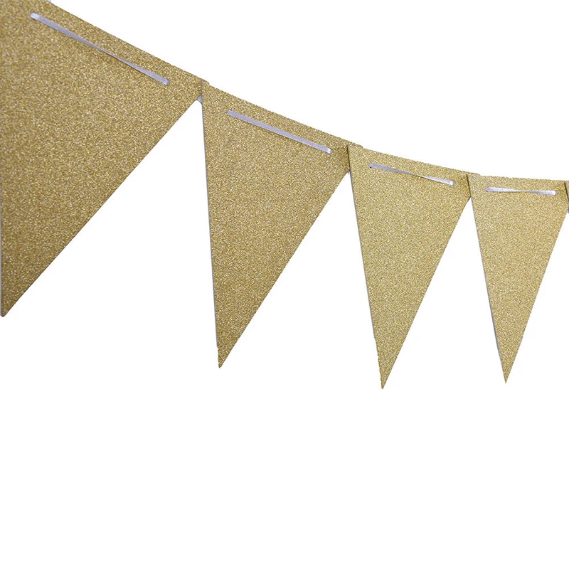 Paper Hanging Decoration Party Wedding Placement Ornaments Silver Gold Shining Banners Children Room Wall Decor Party Supplies27