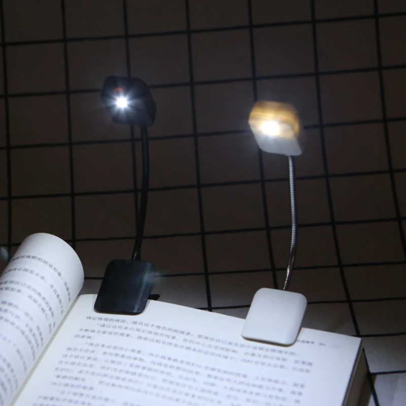 Для Kindle & тетрадь чтение светодио дный светодиодные книги Настольная лампа мини Гибкая клип