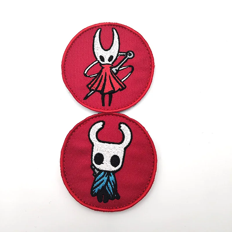 

Hollow Knight Octopus Embroidery Patches for Clothing DIY Accessories Personalized Clothes Stickers Iron on Space Badge Customiz